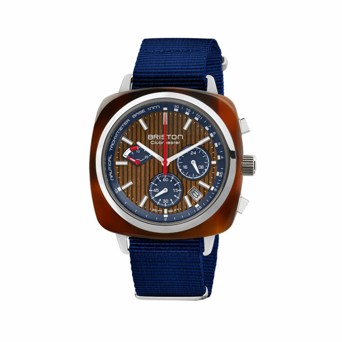 Briston Clubmaster Regatta Walnut Watch