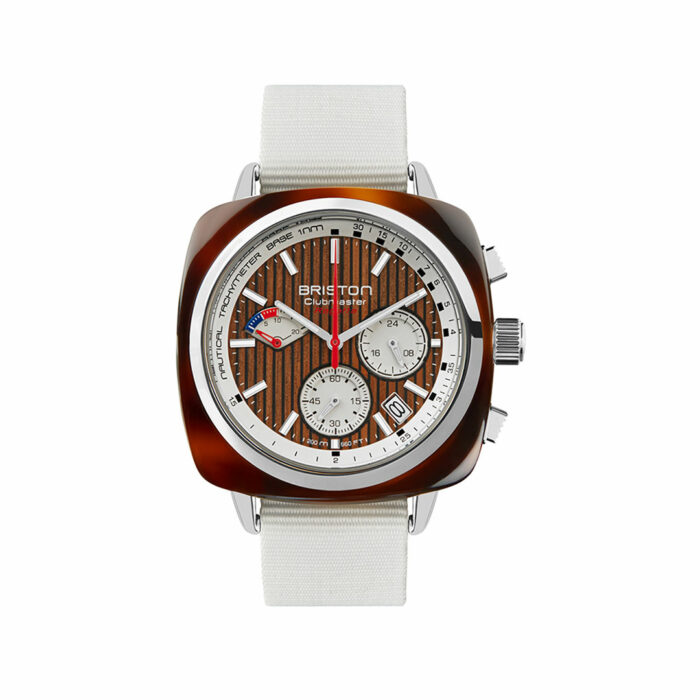 Montre Briston Clubmaster Regatta Noyer Blanc*