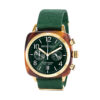 Briston Clubmaster Classic Gold Green Watch
