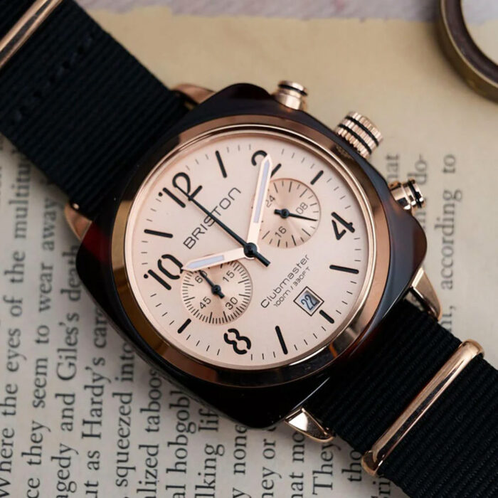 Briston Clubmaster Classic Rose Gold Watch - Image 2