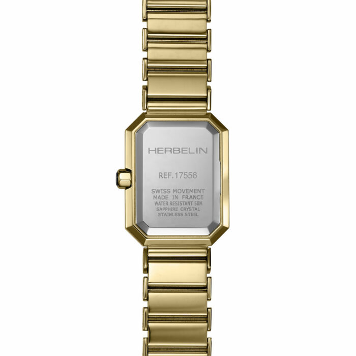 Herbelin Octogone Gold White Mother-of-Pearl Watch - Image 4