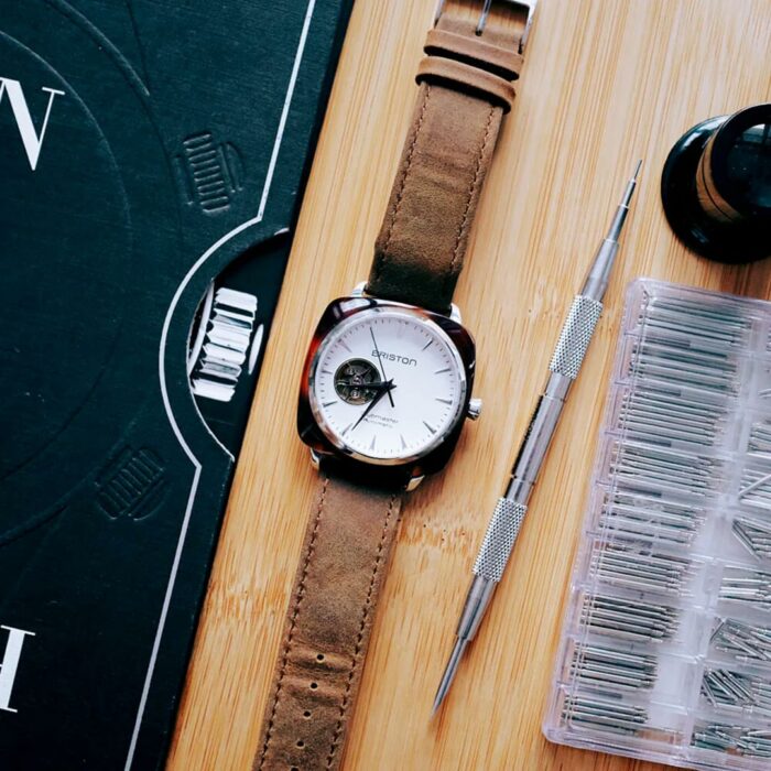 Briston Clubmaster Iconic Automatic White Watch - Image 2