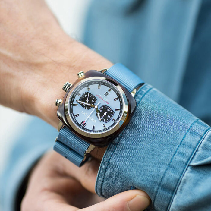 Briston Clubmaster Sport Ice Blue Watch - Image 2