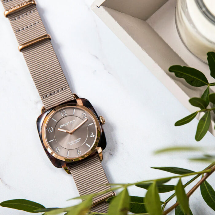 Briston Clubmaster Chic Grey Taupe Gold - Image 3