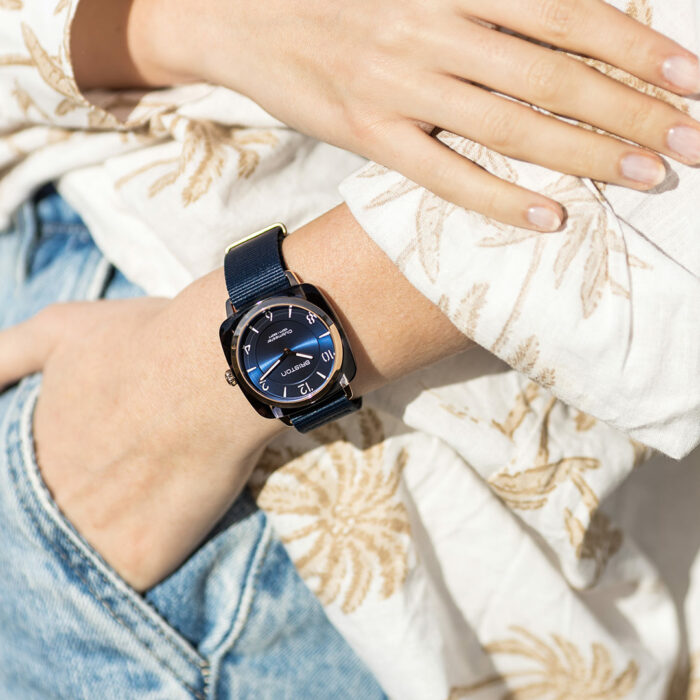 Briston Clubmaster Chic Midnight Blue Watch - Image 3