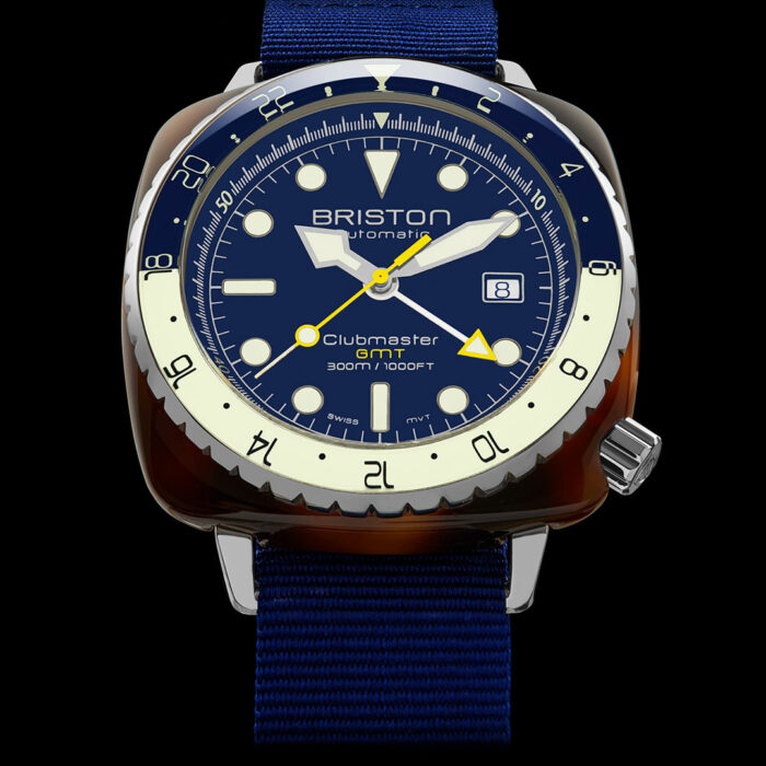 Clubmaster Diver Pro GMT Blue Watch Briston - Image 4