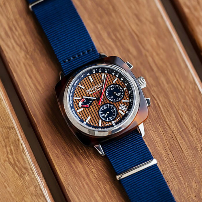 Briston Clubmaster Regatta Walnut Watch - Image 4