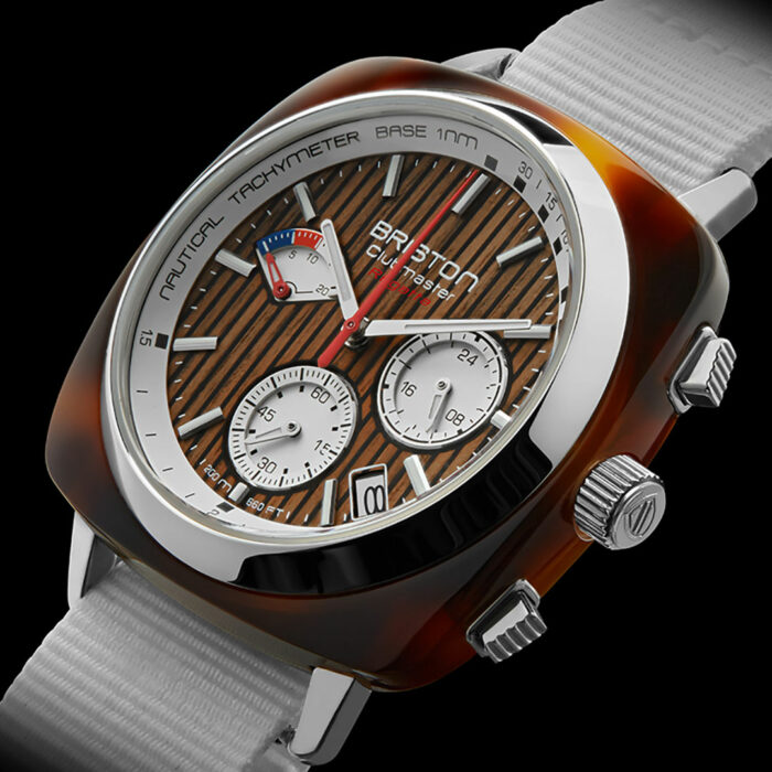 Montre Briston Clubmaster Regatta Noyer Blanc* - Image 4
