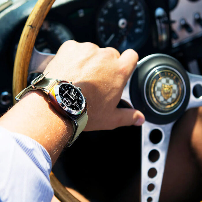 Briston Clubmaster Classic Chrono Black Khaki Watch - Image 3