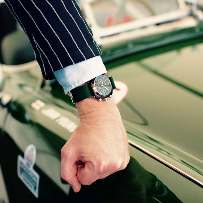 Briston Clubmaster Classic Green Watch - Image 3