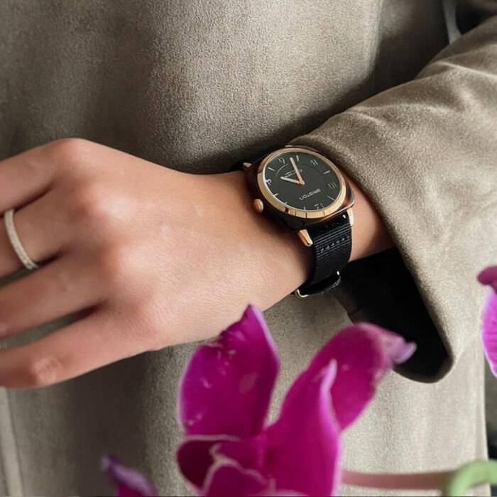 Briston Clubmaster Chic Rose Gold Black Watch - Image 2