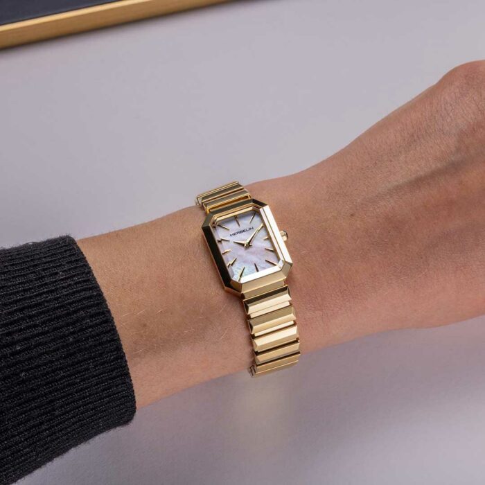 Herbelin Octogone Gold White Mother-of-Pearl Watch - Image 2