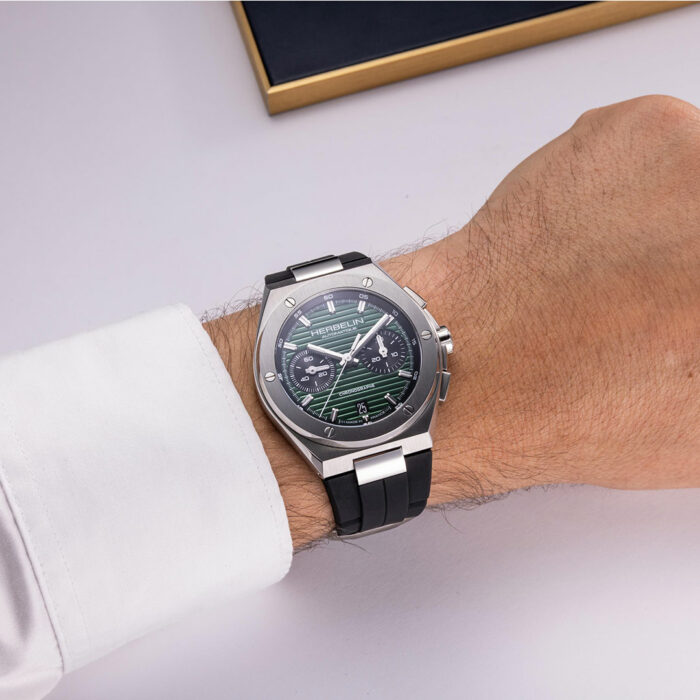 Herbelin Cap Camarat Chrono Automatic Green Watch - Image 2