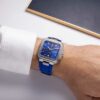Herbelin Cap Camarat Square Chronograph Blue Watch - Image 2