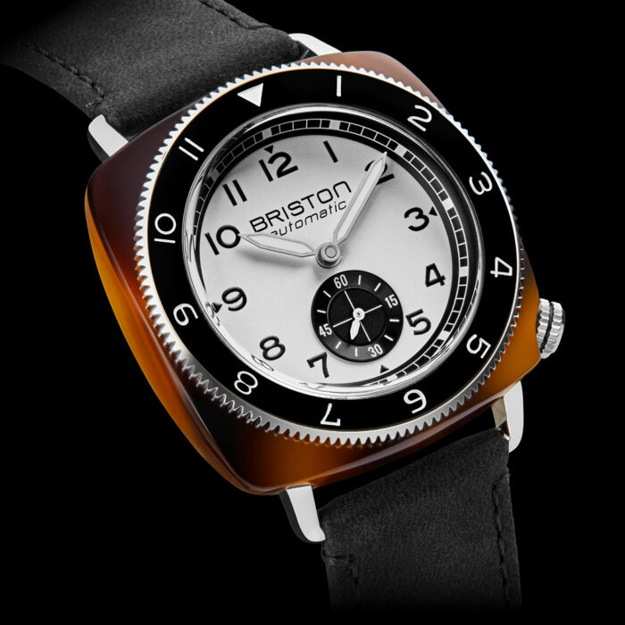 Briston Clubmaster Legend Small Seconds White Black Watch - Image 2