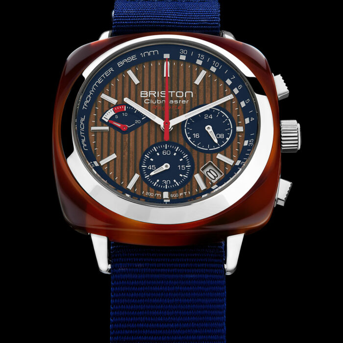 Briston Clubmaster Regatta Walnut Watch - Image 3