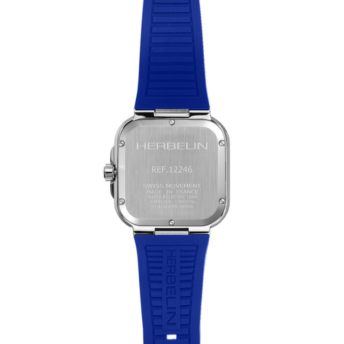 Herbelin Cap Camarat Square Blue Watch - Image 4