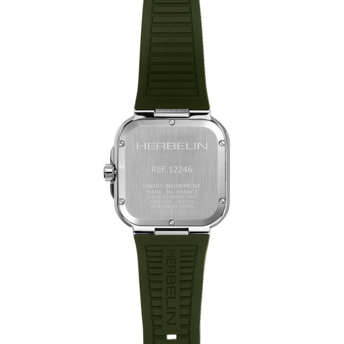 Herbelin Cap Camarat Square Green Watch - Image 3