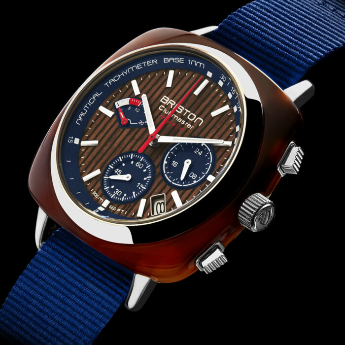 Briston Clubmaster Regatta Walnut Watch - Image 2