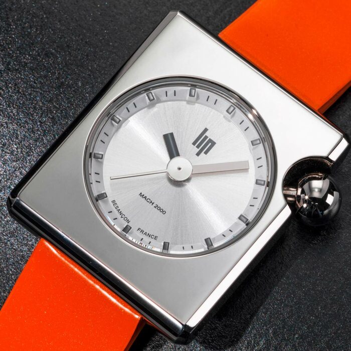 Lip Mach 2000 Mini Square Orange Watch 671175 - Image 2