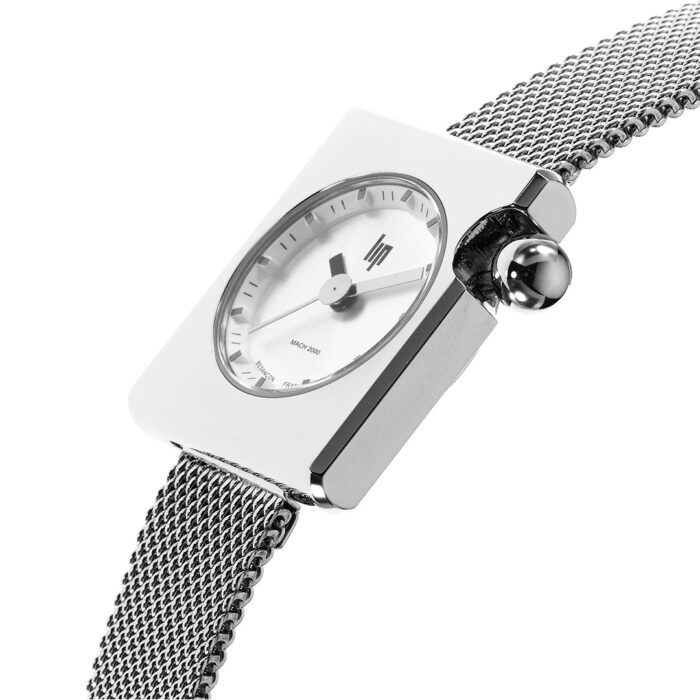 Lip Mach 2000 Mini Square Silver Watch 671172 - Image 4