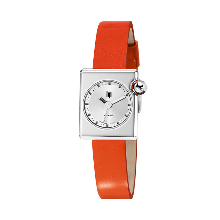 Lip Mach 2000 Mini Square Orange Watch 671175