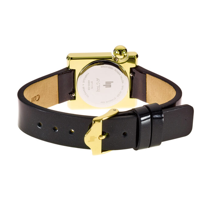 Lip Mach 2000 Mini Square Black Gold Watch 671178 - Image 5