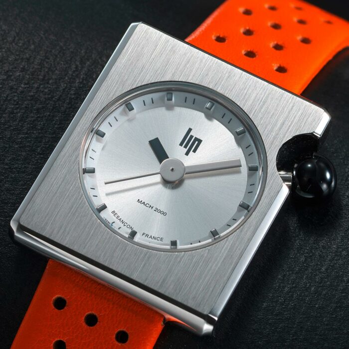 Lip Mach 2000 Mini Square Orange Watch 671192 - Image 2