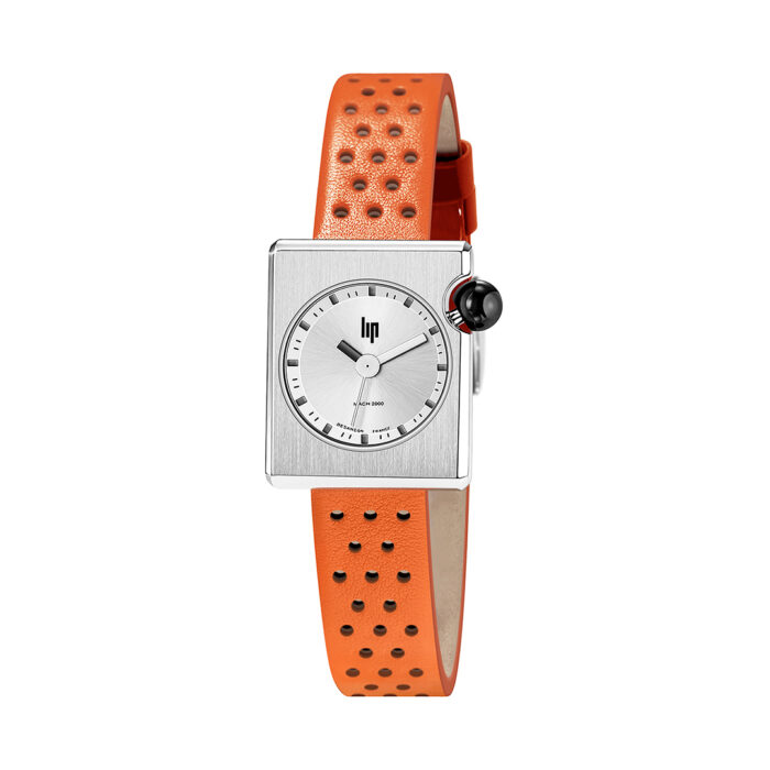 Lip Mach 2000 Mini Square Orange Watch 671192
