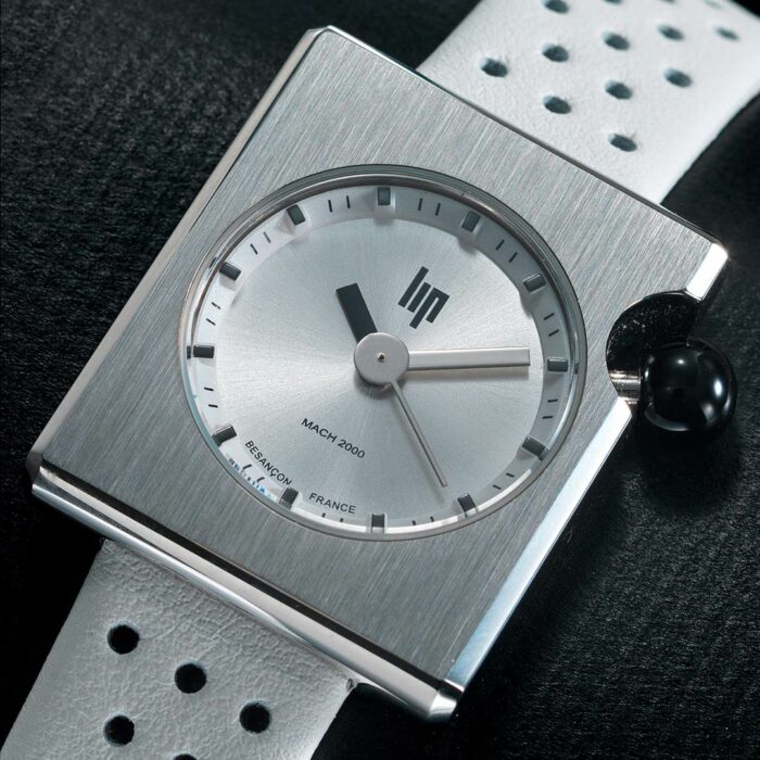 Mach 2000 Mini Square LIP White Watch 671193 - Image 2