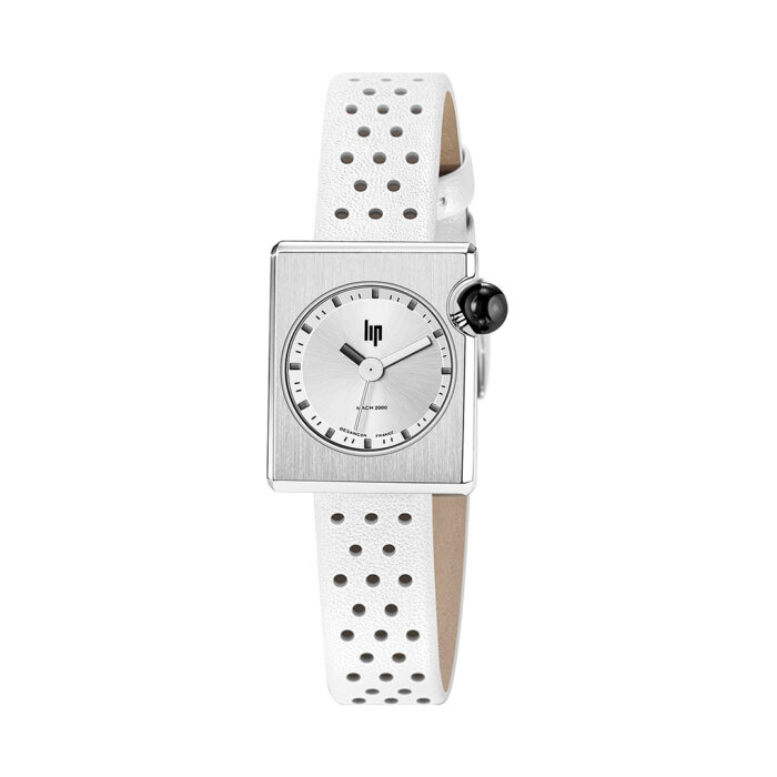 Mach 2000 Mini Square LIP White Watch 671193