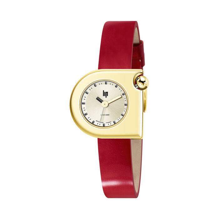 Lip Mach 2000 Mini Moon Red Gold Watch 671393