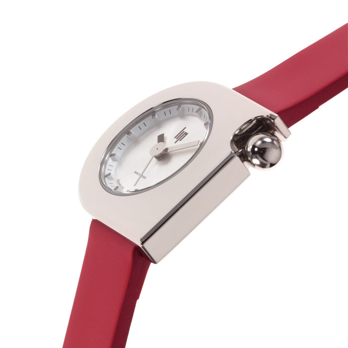 Lip Mach 2000 Mini Moon Red Silver Watch 671394 - Image 4