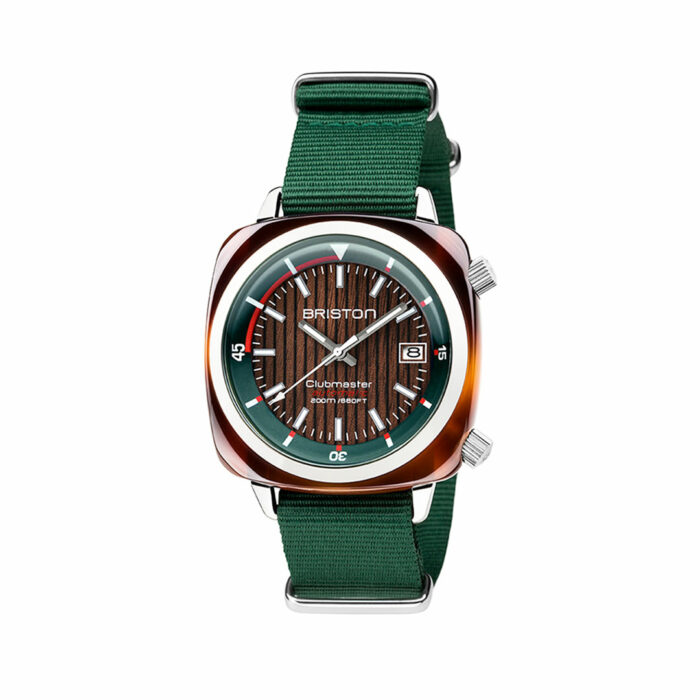 Briston Clubmaster Diver Yachting Green Watch
