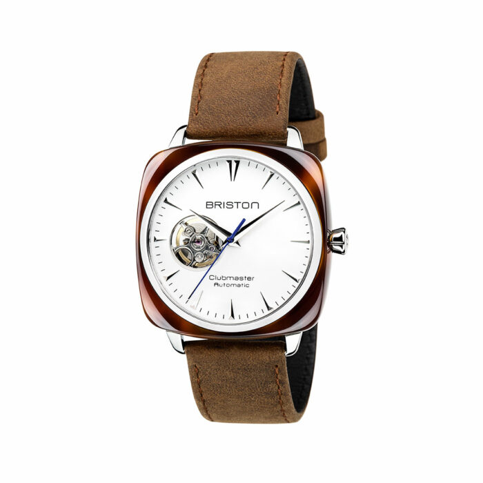 Briston Clubmaster Iconic Automatic White Watch