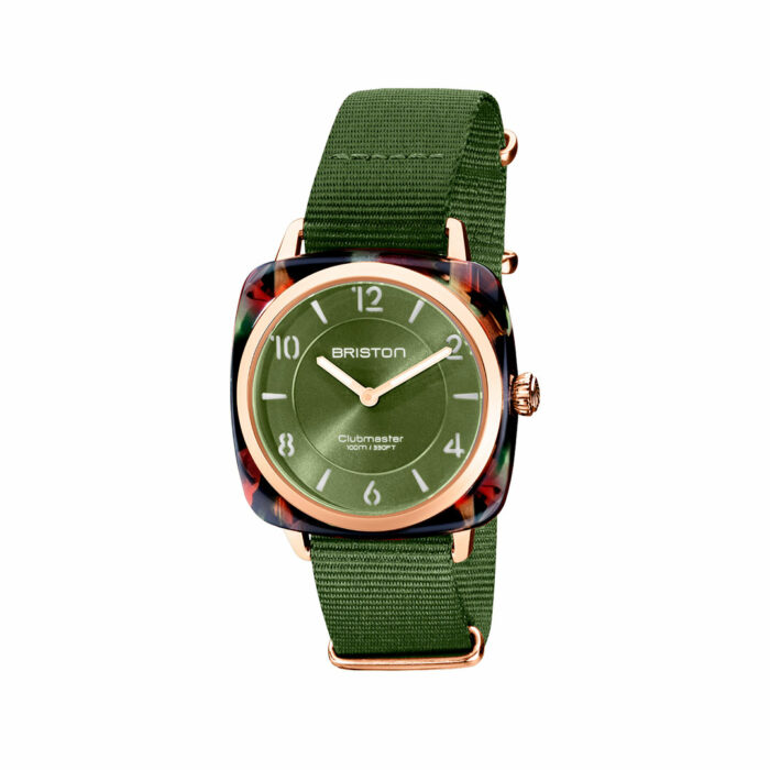 Briston Clubmaster Chic Gold Green Olive