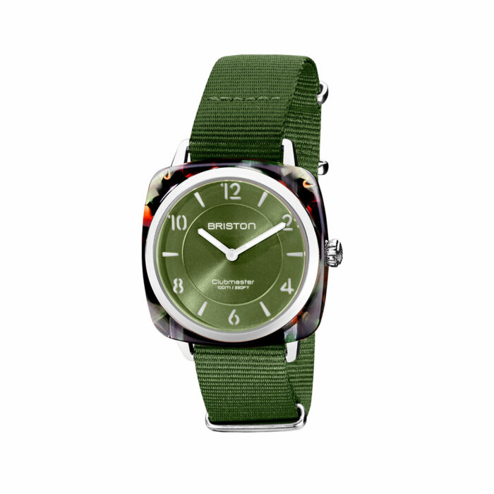 Briston Clubmaster Chic Green Watch