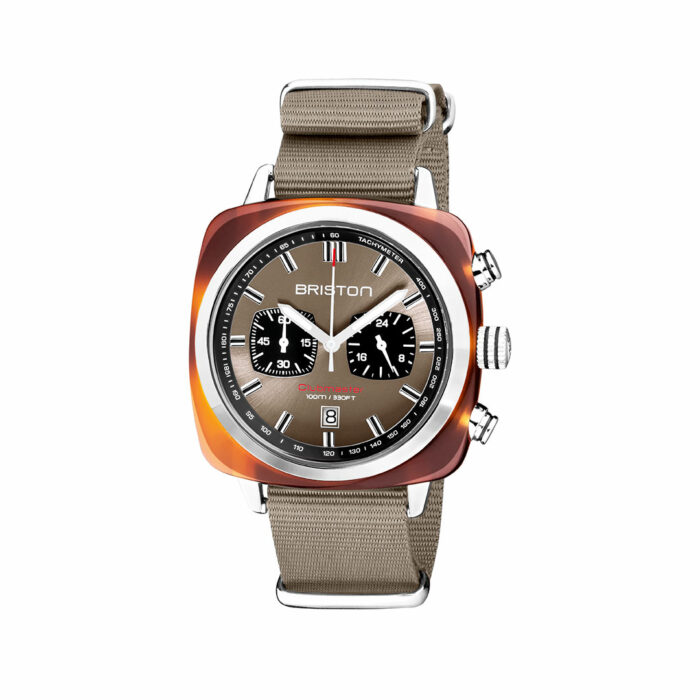 Briston Clubmaster Sport Taupe Grey Watch