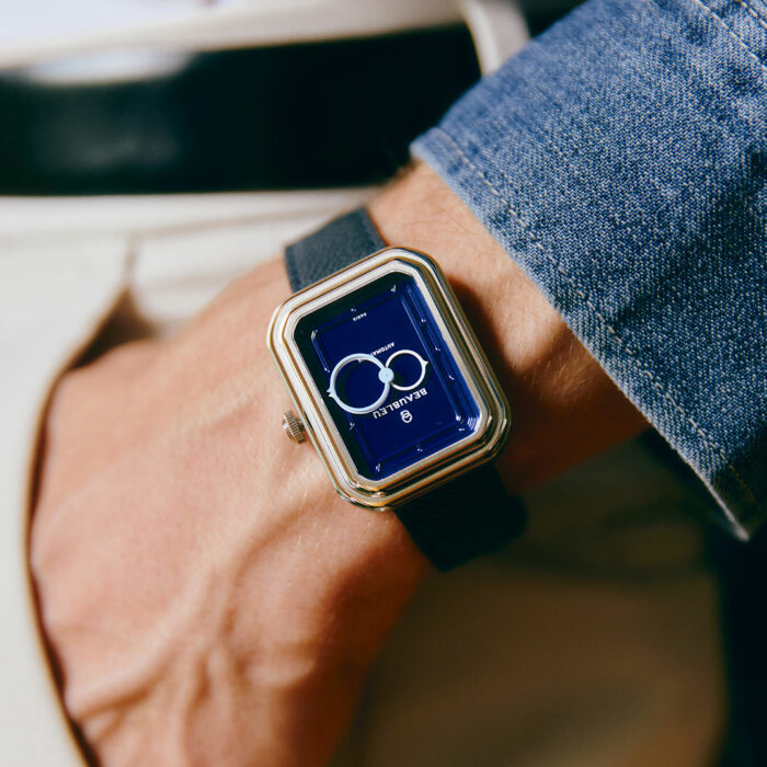 Beaubleu Ecce Figura Smalt Steel Watch - Image 3