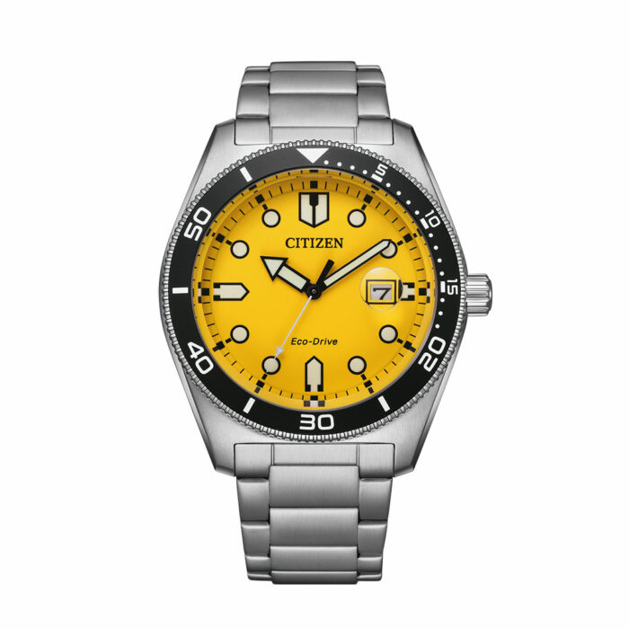 Citizen Sunset Eco Drive Yellow Dial Watch AW1760-81Z