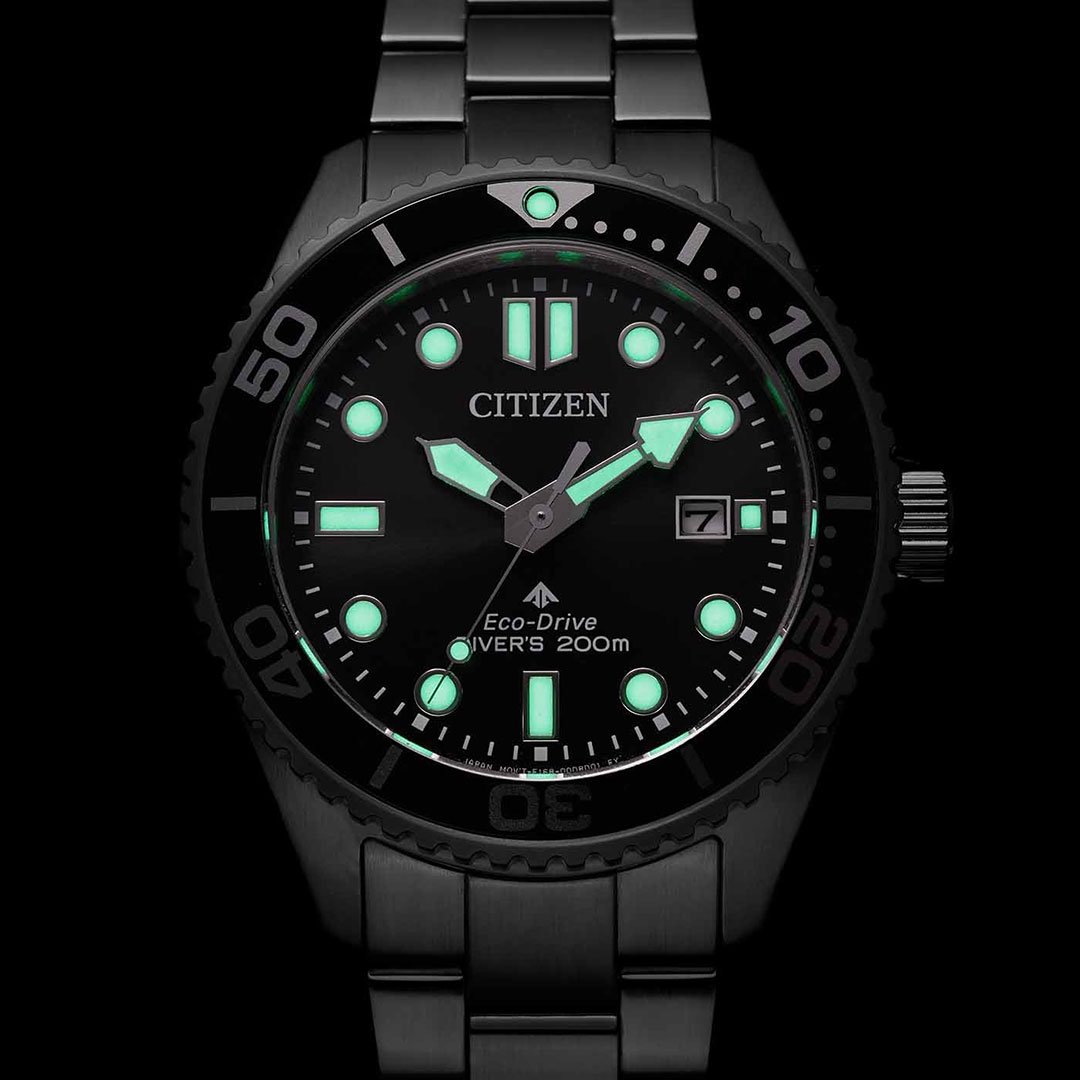 Citizen Promaster Diver Steel Black Watch BN0261-51E - Image 2