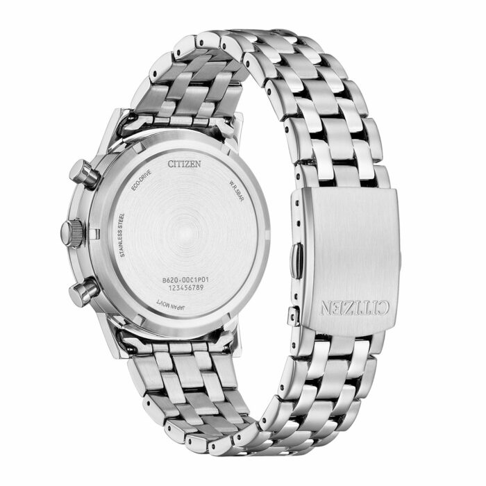 Citizen Classic Chronograph Steel Green Watch CA4630-53X - Image 3
