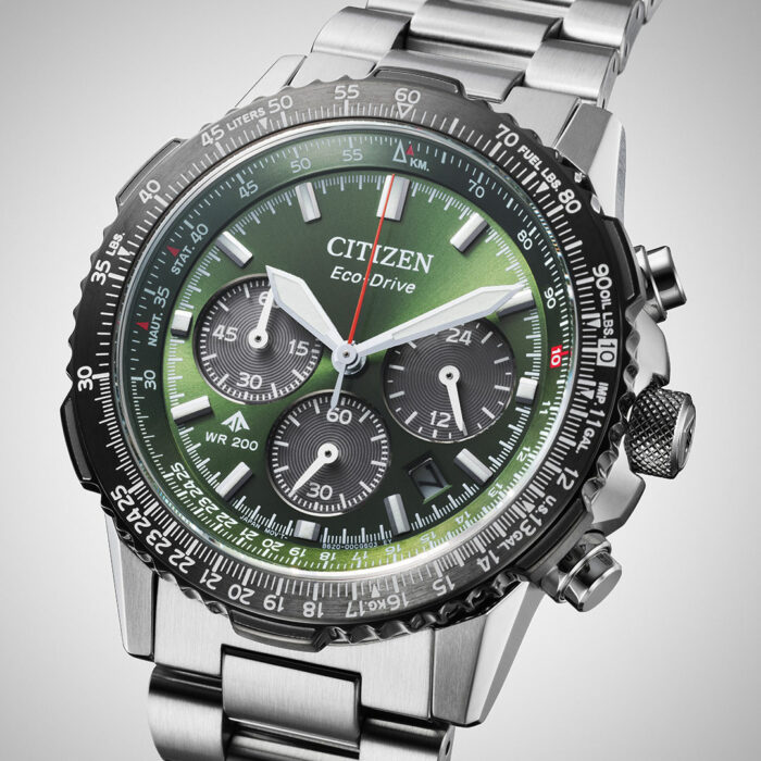 Citizen Promaster Sky Chronograph Green Watch CA4664-60W - Image 5