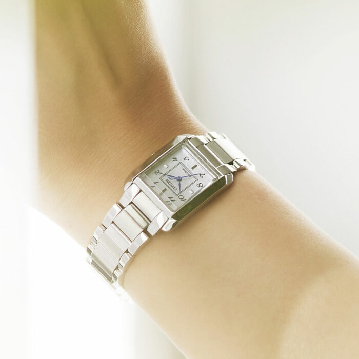 Citizen L Bianca Ladies Square Steel Watch EW5600-52D - Image 4