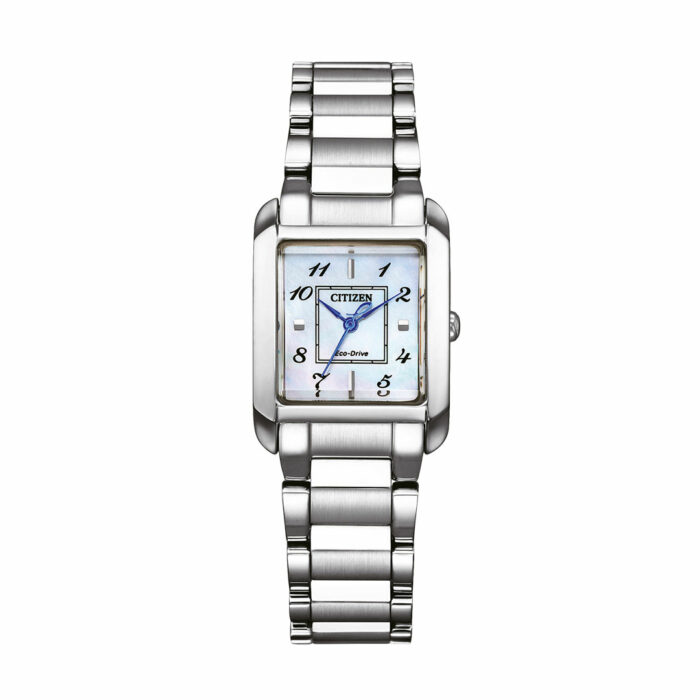 Citizen L Bianca Ladies Square Steel Watch EW5600-52D