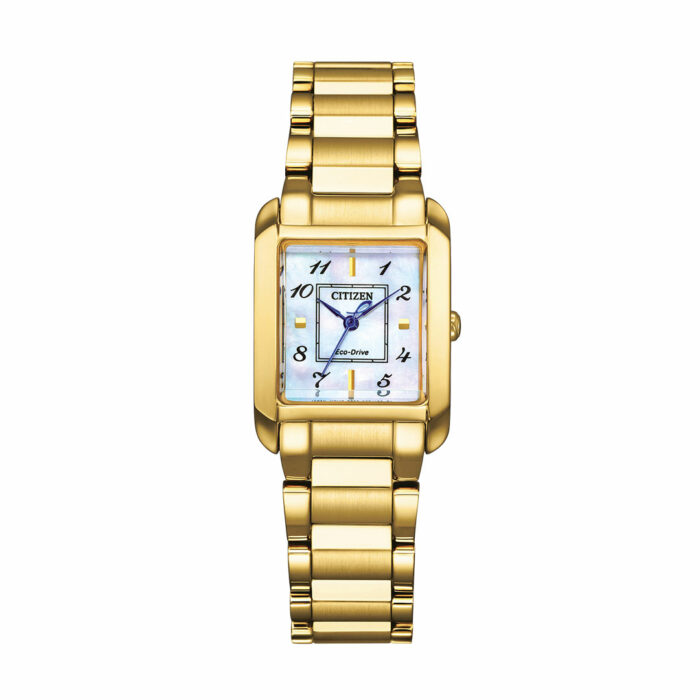 Citizen L Ladies Bianca Square Gold Watch EW5602-57D