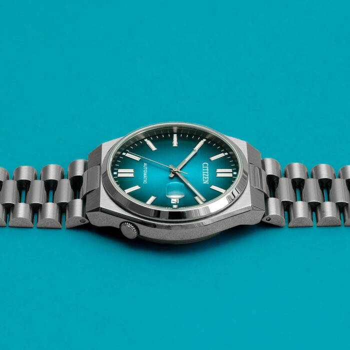 Citizen Tsuyosa Teal Blue Automatic Watch NJ0151-88X - Image 5