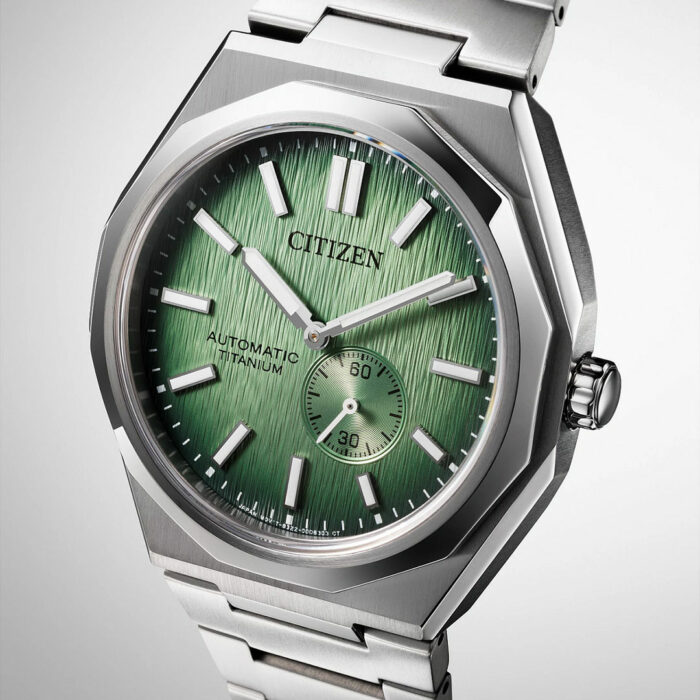 Citizen Zenshin 60 Super Titanium Green Watch NK5020-58X - Image 4