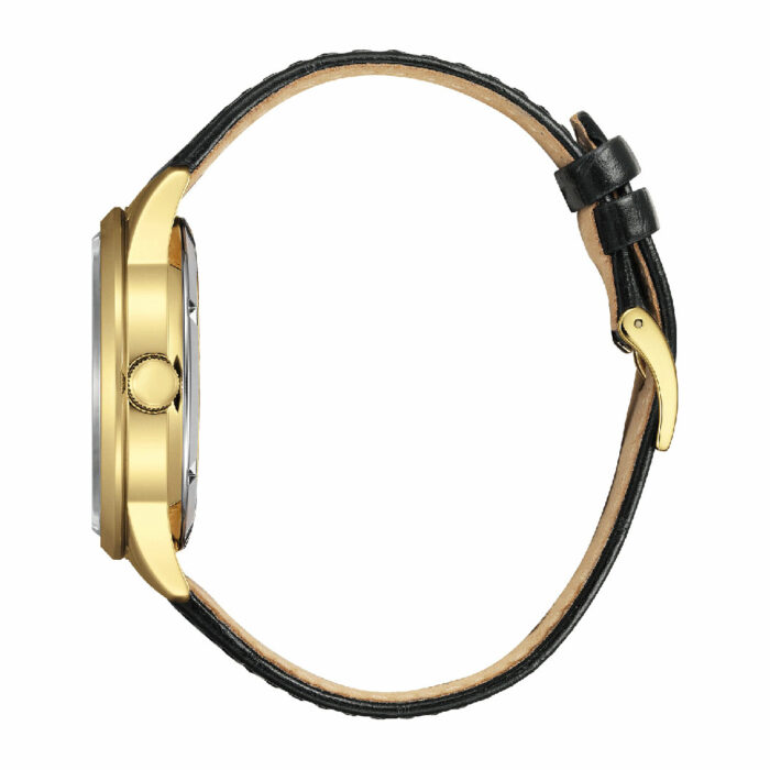 Citizen Platform Mechanical Leather Gold Watch NY4059-09A - Image 2