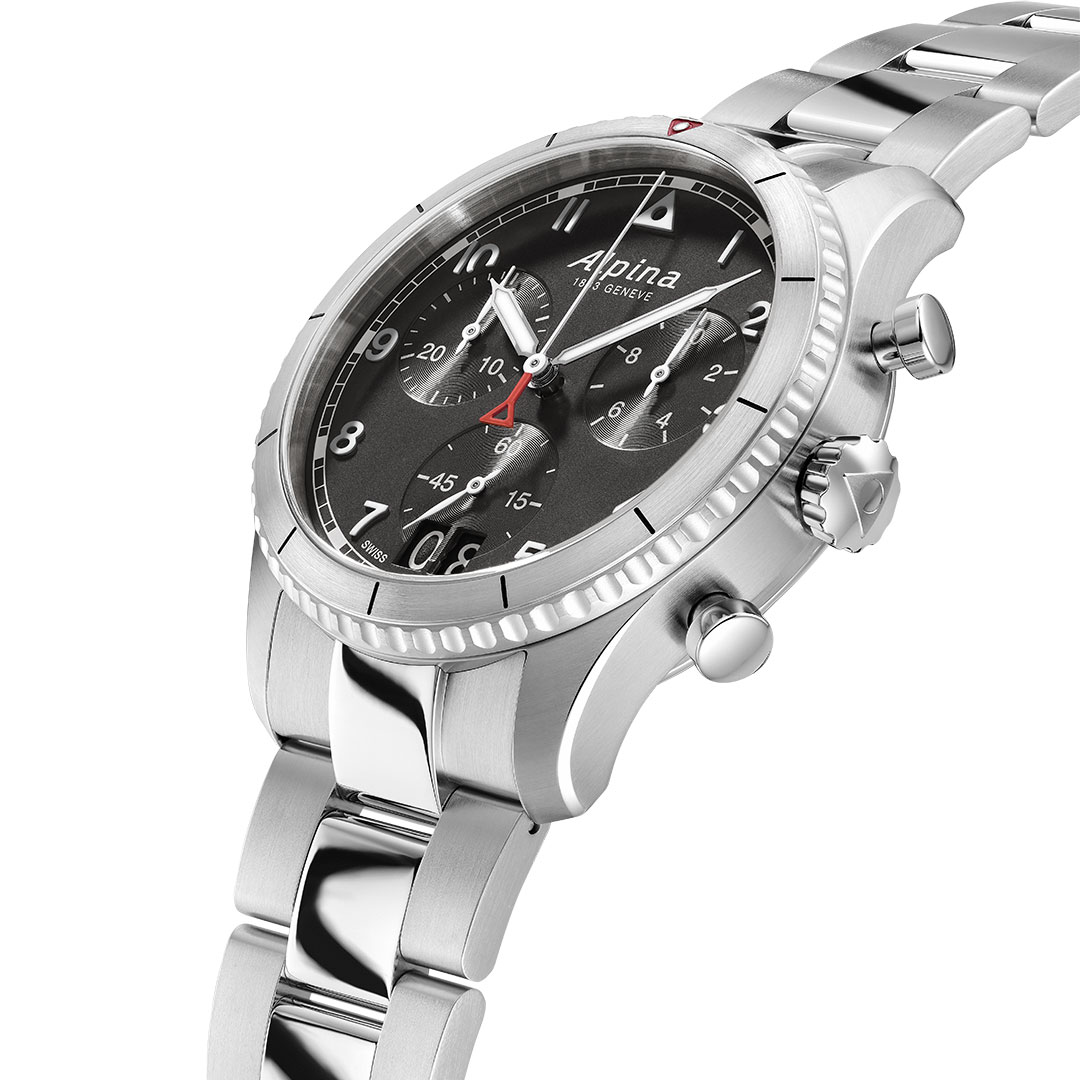 Alpina Pilot Quartz Chronograph Big Date AL-372BW4S26B - Image 3